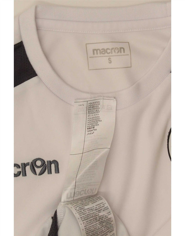 Macron T-shirt grafica da uomo dell'Udinese Calcio Small White Colourblock