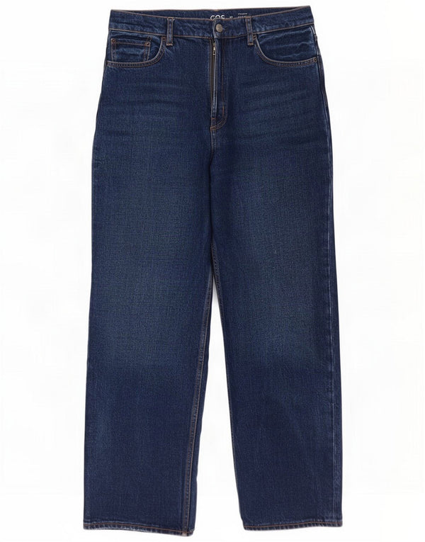 Cos Jeans dritti da uomo a vita alta W30 L27 Cotone blu