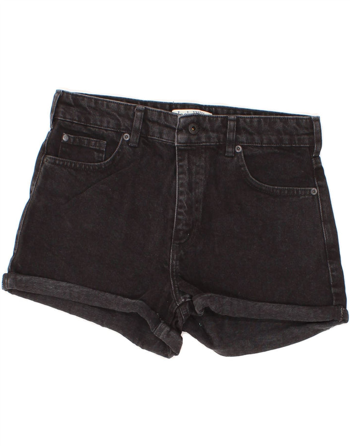 JACK WILLS Womens Denim Shorts UK 10 Small W27 Black Vintage Jack Wills and Second-Hand Jack Wills from Messina Hembry 