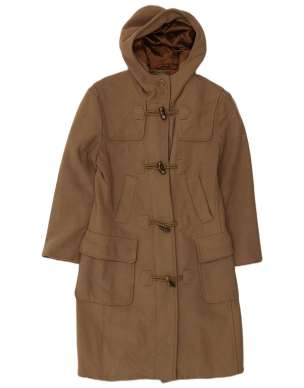 Montgomery con cappuccio da donna Benetton UK 10 Small Beige