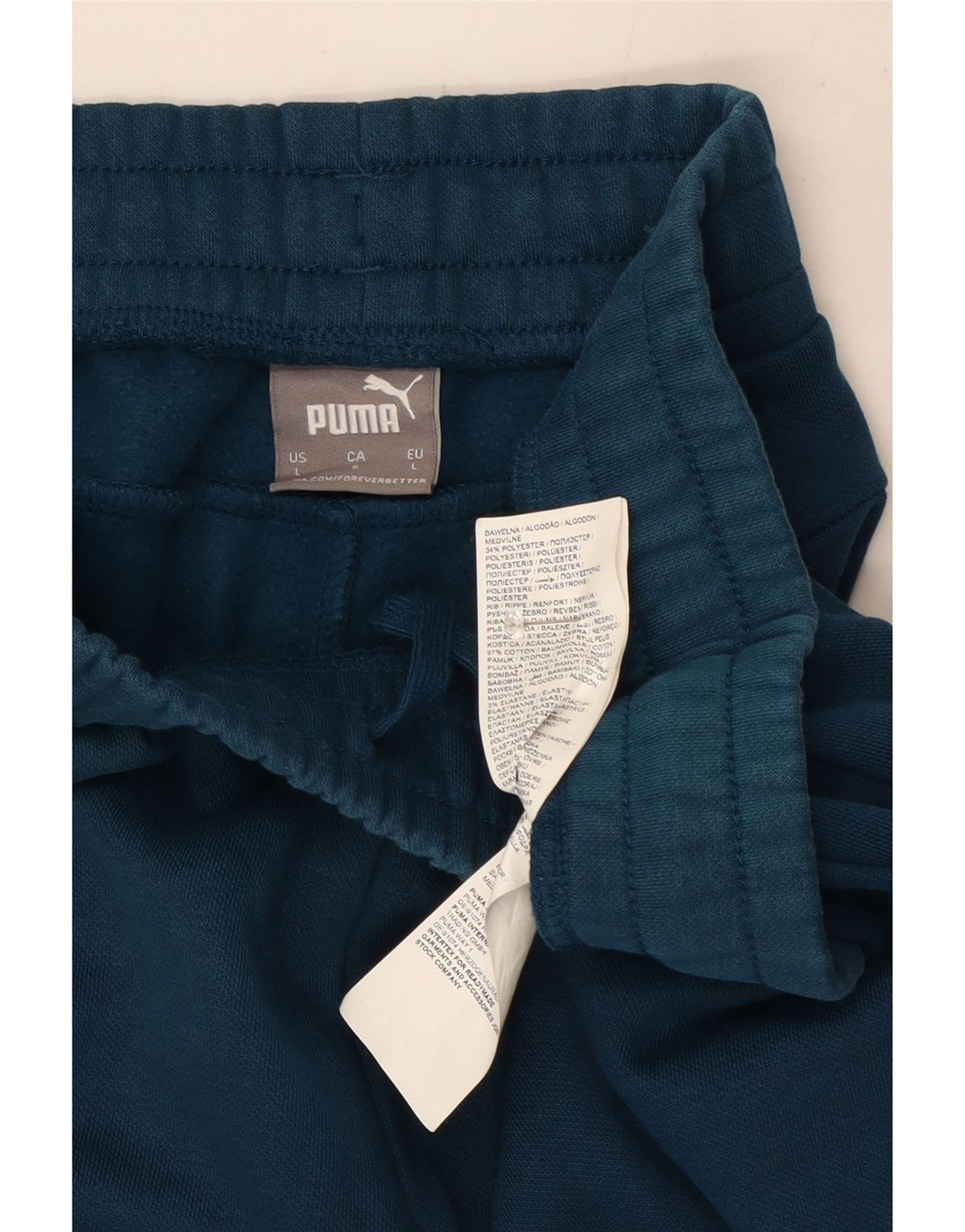 Pantaloni da tuta da uomo Puma Joggers grandi in cotone blu