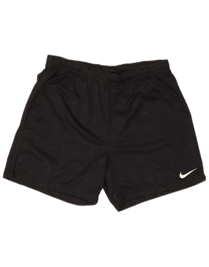 Pantaloncini sportivi Nike da uomo, poliestere gessato medio nero