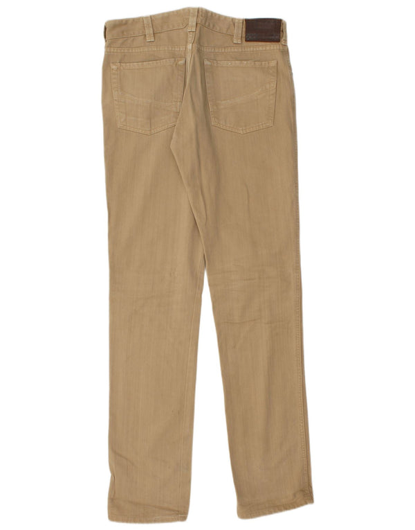 BURBERRY Pantaloni casual slim da uomo W32 L34 Cotone beige