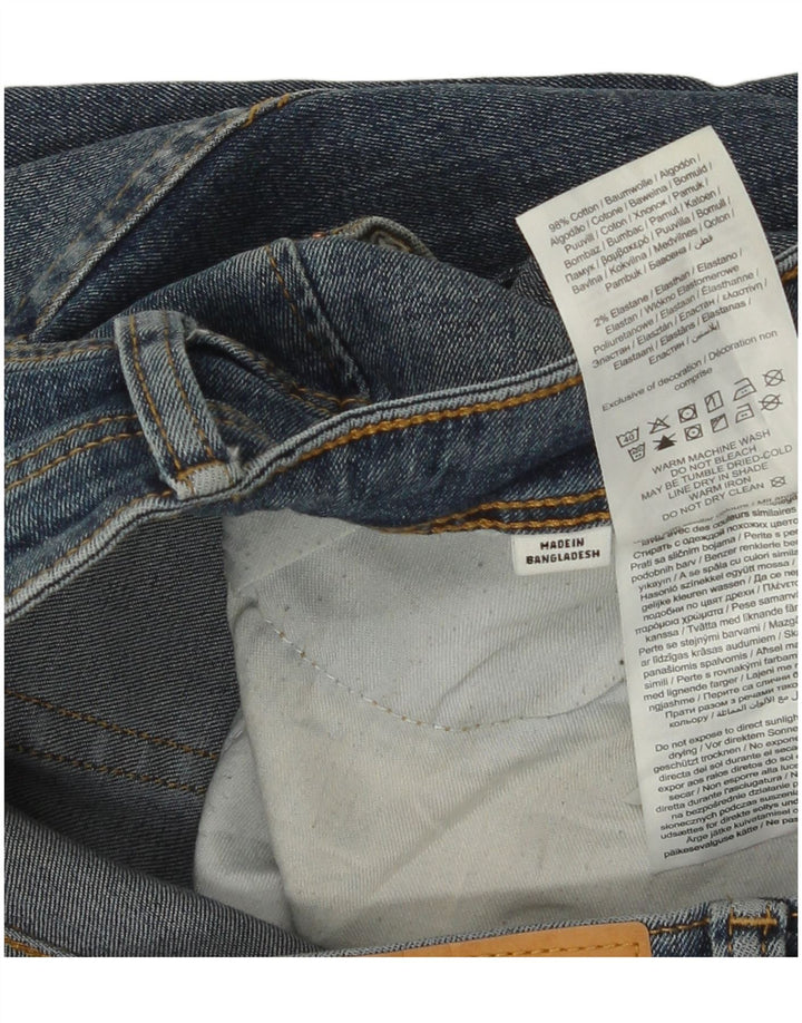 Jack & Jones Uomo GLENN Slim Jeans W34 L30 Cotone Blu