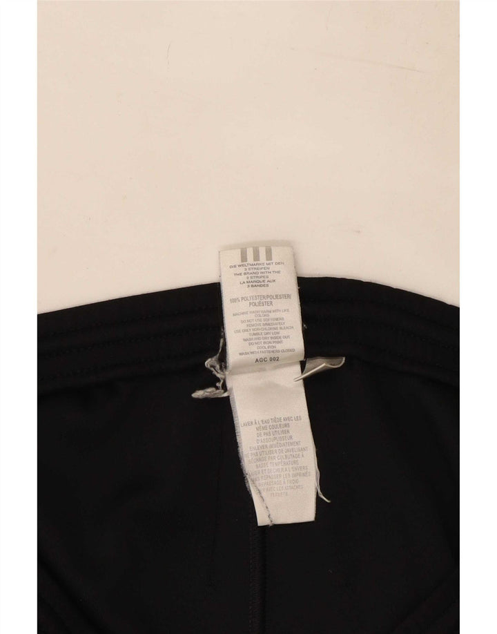 Pantaloni della tuta da ragazzo Adidas 15-16 anni in poliestere nero