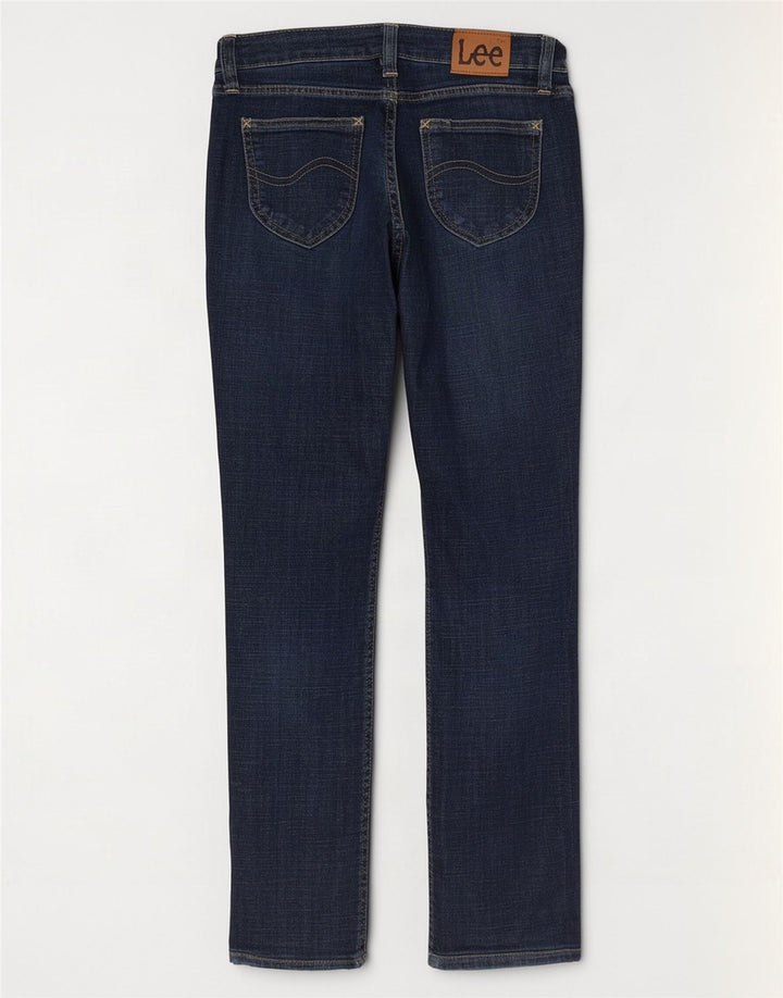 Jeans dritti slim Norma da donna Lee W29 L28 cotone blu navy
