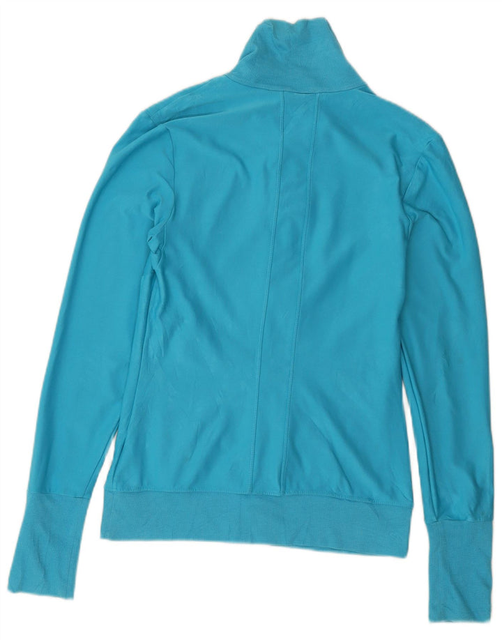 Giacca da tuta da donna NIKE Dri Fit Top Jacket UK 8/10 Small Blu Poliestere
