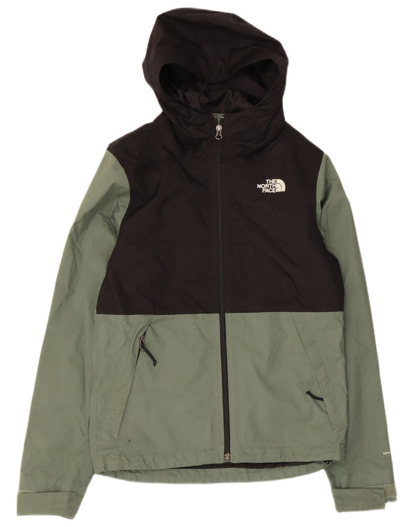 Giacca antipioggia da uomo The North Face Dryvent con cappuccio UK 34 XS Green Colourblock
