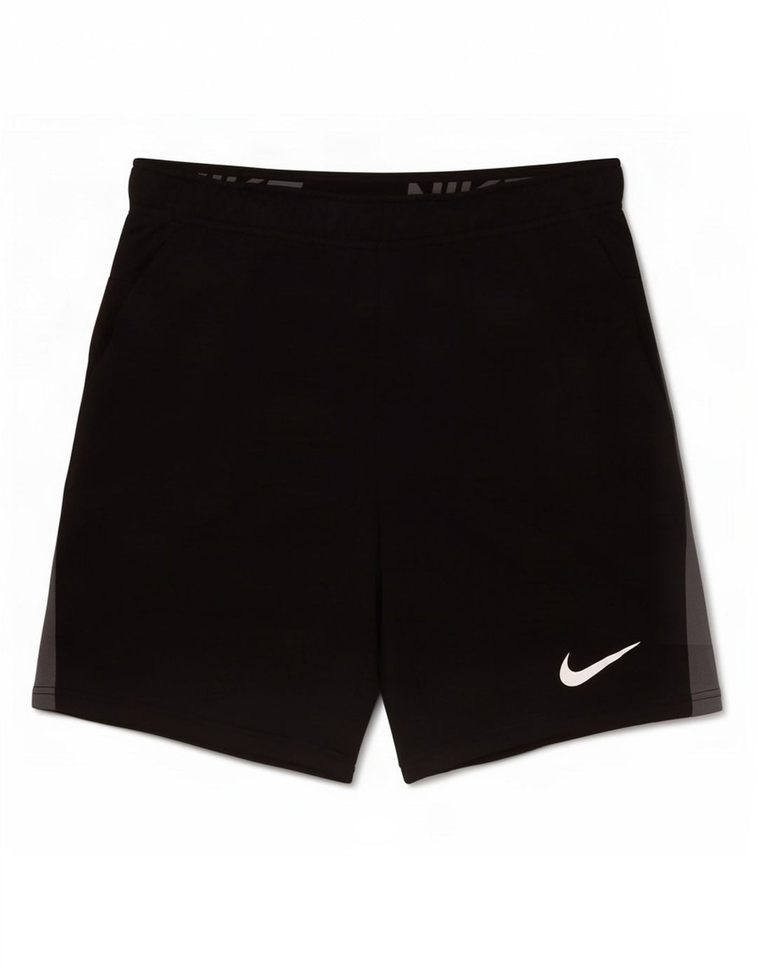 Pantaloncini sportivi Nike Dri Fit da uomo, colore nero medio, in poliestere color block