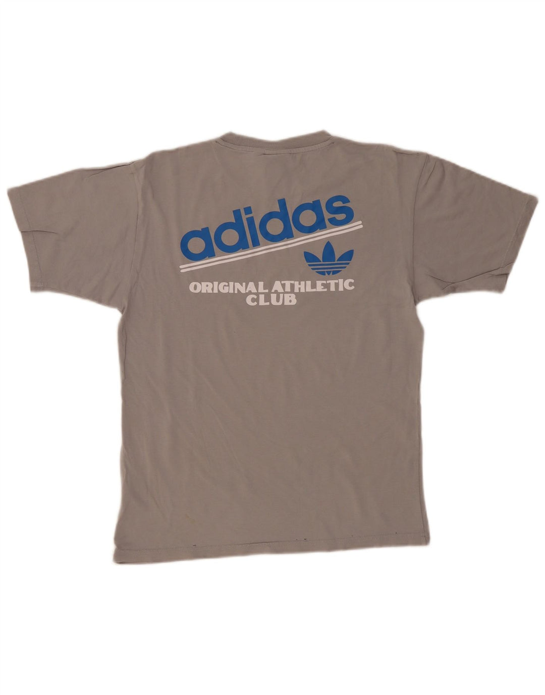 T-shirt grafica da uomo Adidas Top piccola grigia