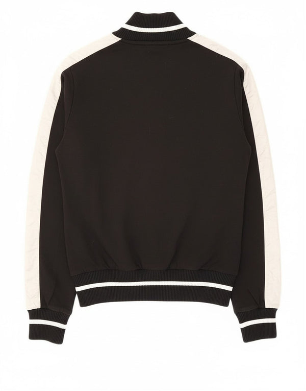 Giacca da tuta grafica da donna Puma UK 12 Medium Black Colourblock