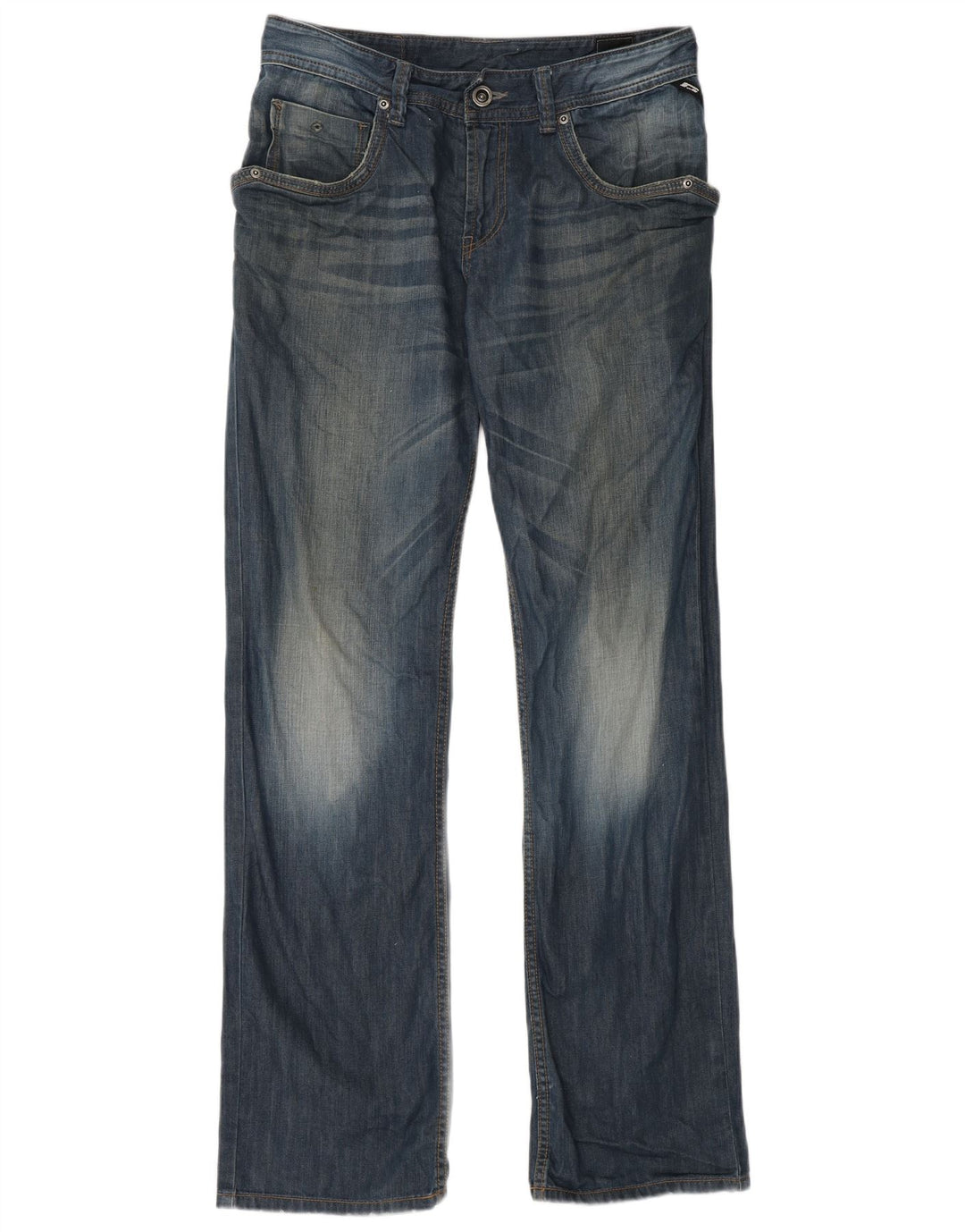 JACK & JONES Jeans dritti da uomo W32 L34 Blu