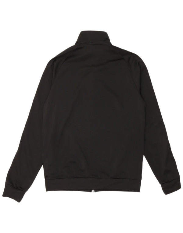 Giacca da tuta da uomo ADIDAS media nera in poliestere