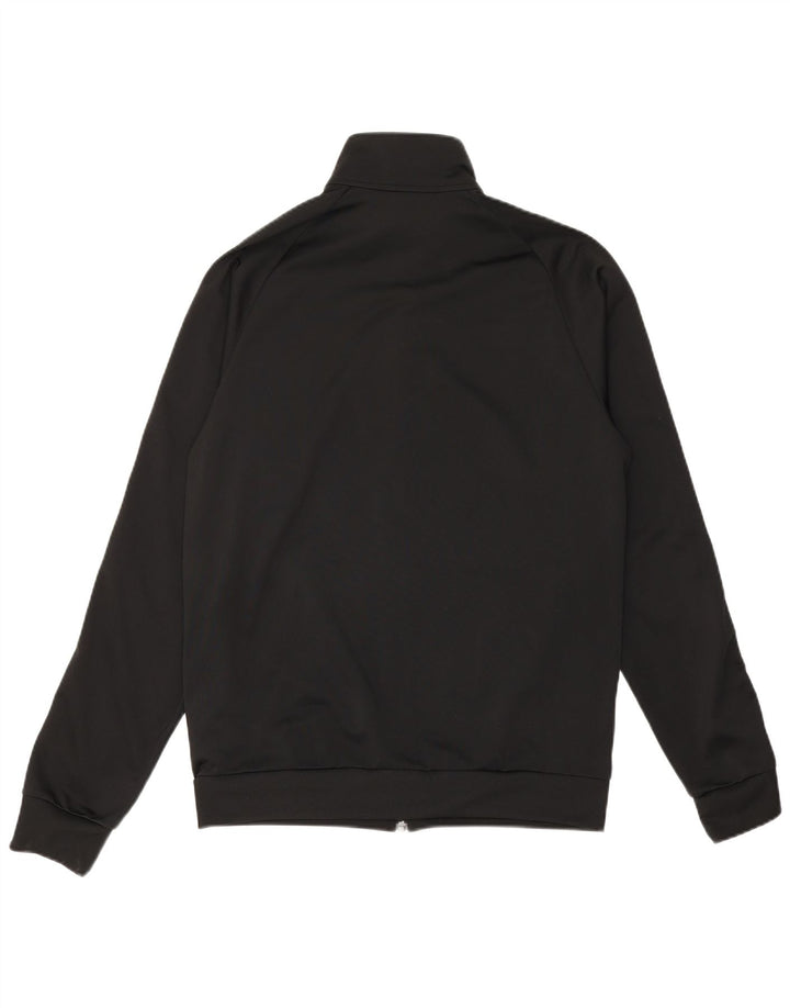 Giacca da tuta da uomo ADIDAS media nera in poliestere