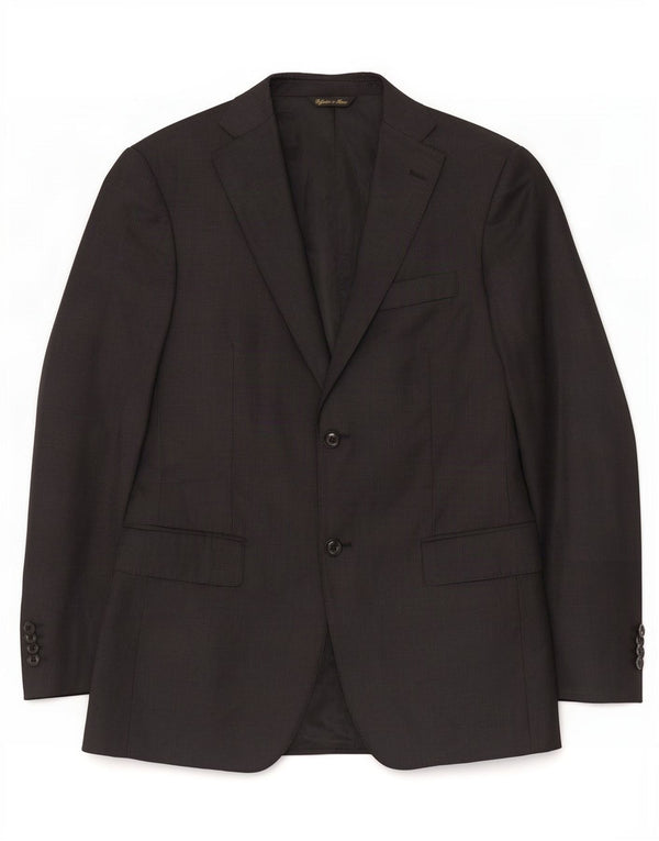 Giacca Blazer da Uomo a 2 Bottoni Loro Piana IT 48 Media Nera in Lana Vergine