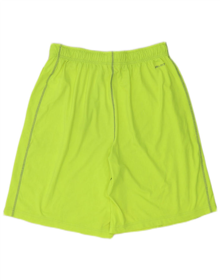 Pantaloncini sportivi Nike Dri Fit da uomo, grandi, in poliestere verde