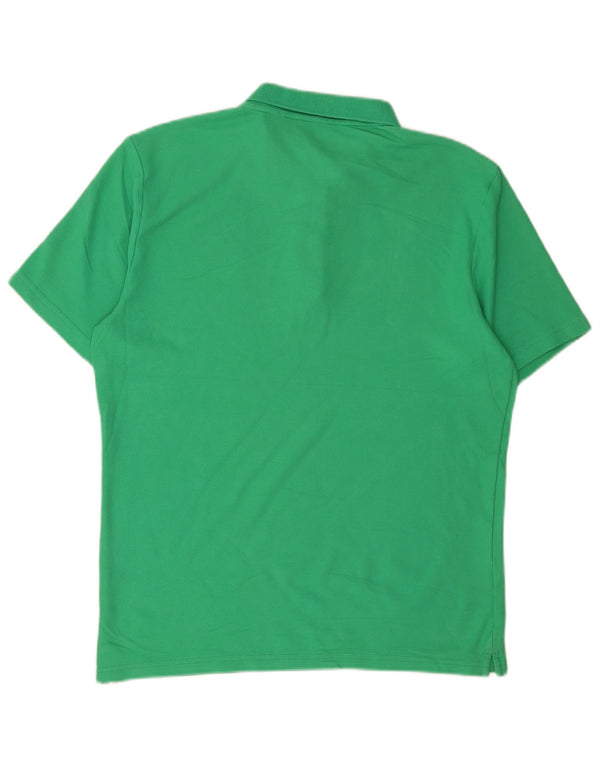 CALVIN KLEIN Polo Uomo Large Verde Cotone