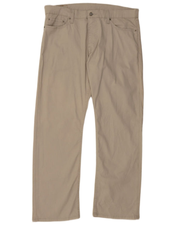 LEVI'S Pantaloni casual dritti da uomo 514 W36 L30 Cotone beige