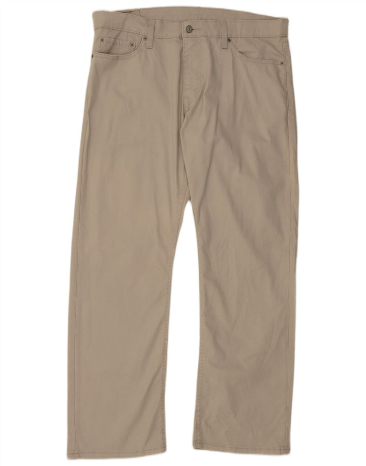 LEVI'S Pantaloni casual dritti da uomo 514 W36 L30 Cotone beige