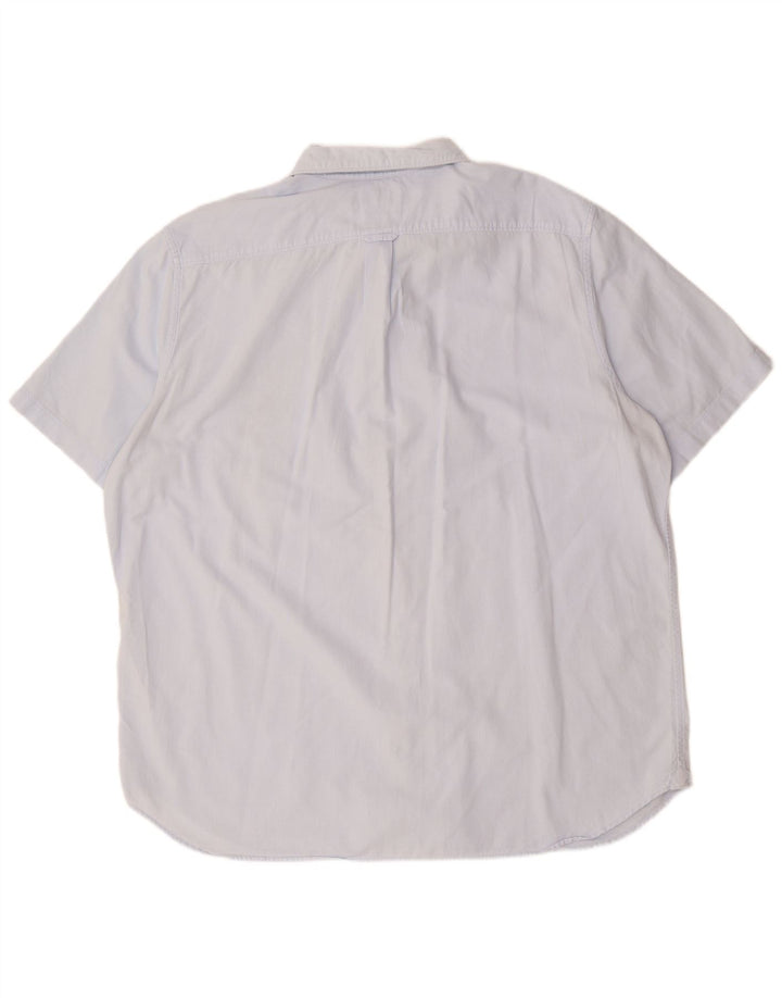 Camicia a maniche corte vestibilità regolare da uomo TIMBERLAND 3XL cotone blu