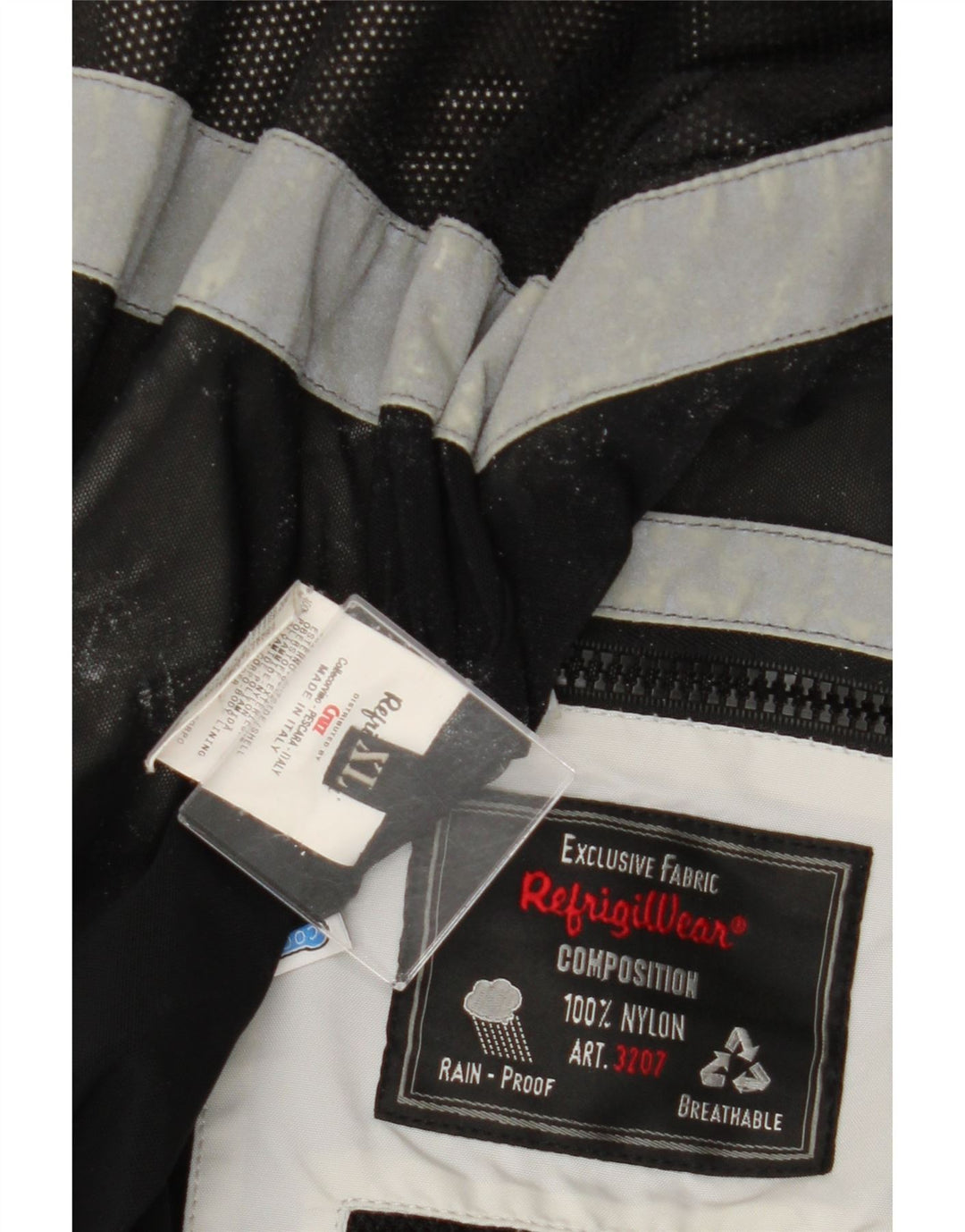 REFRIGIWEAR Giubbotto Bomber da Ragazzo 15-16 Anni XL Nylon Bianco
