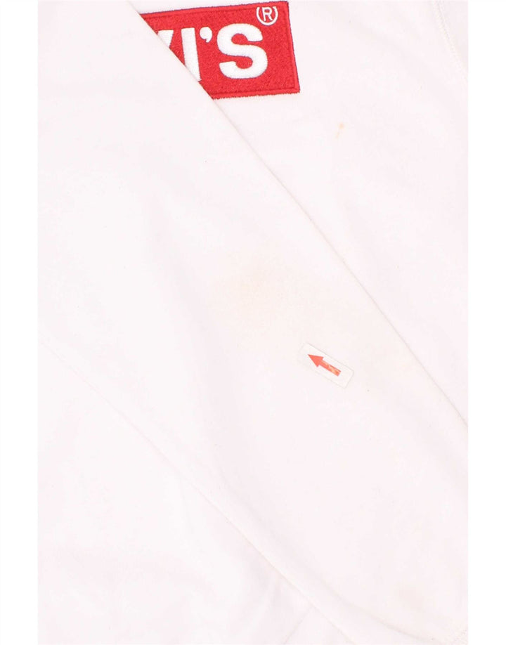Felpa grafica per ragazzi Levi's 11-12 anni bianca