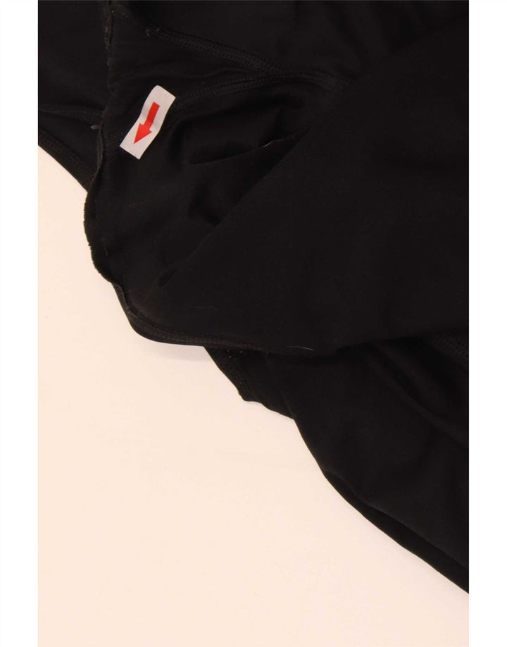 Leggings grafici Nike Dri Fit da donna UK 14 poliestere nero medio