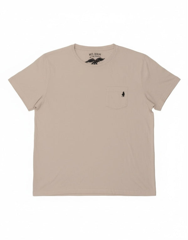 T-shirt da uomo Marlboro Classics Top Large in cotone bianco