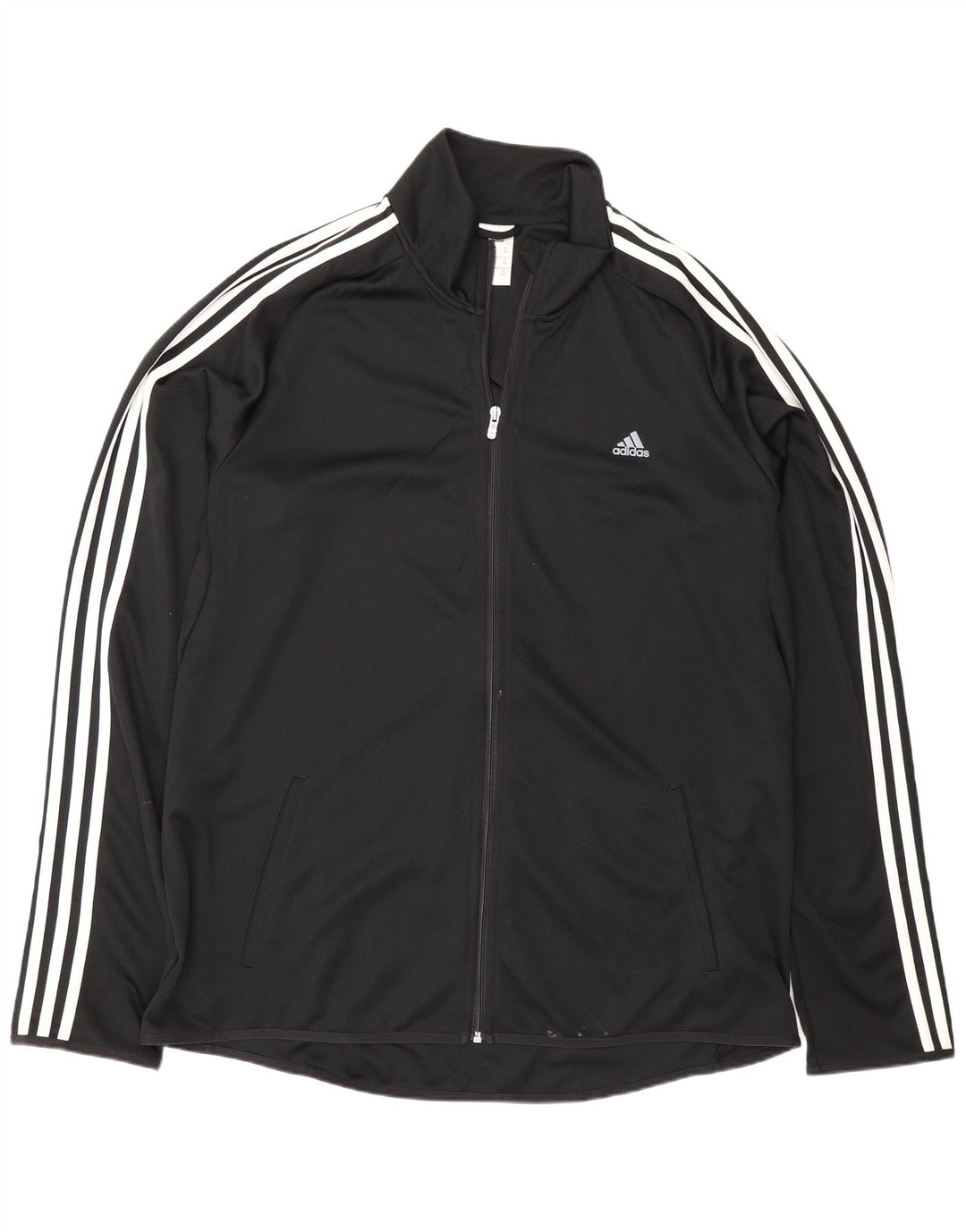 Giacca superiore della tuta da uomo Adidas Climalite 2XL poliestere nero