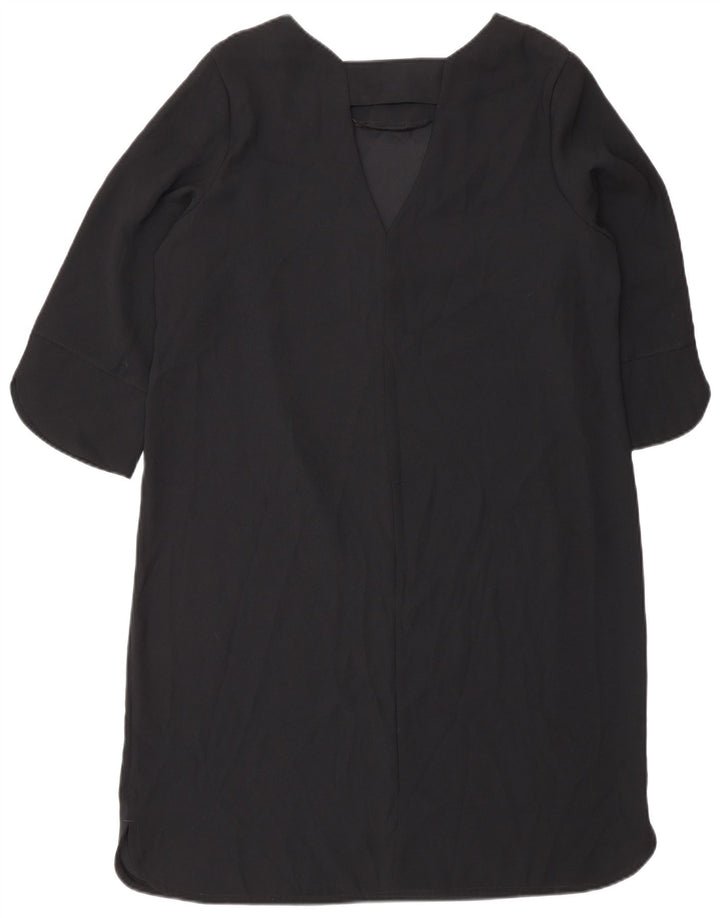 Abito da tenda Marks & Spencer da donna con maniche a 3/4 UK 14 Grande poliestere nero