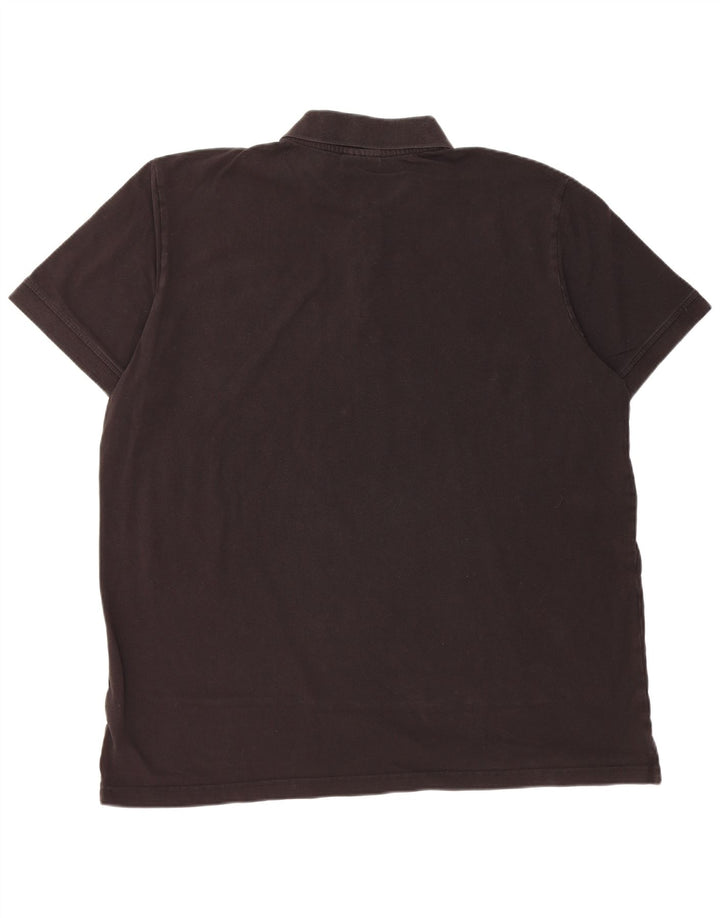 Polo Kappa Uomo 3XL Cotone Nero