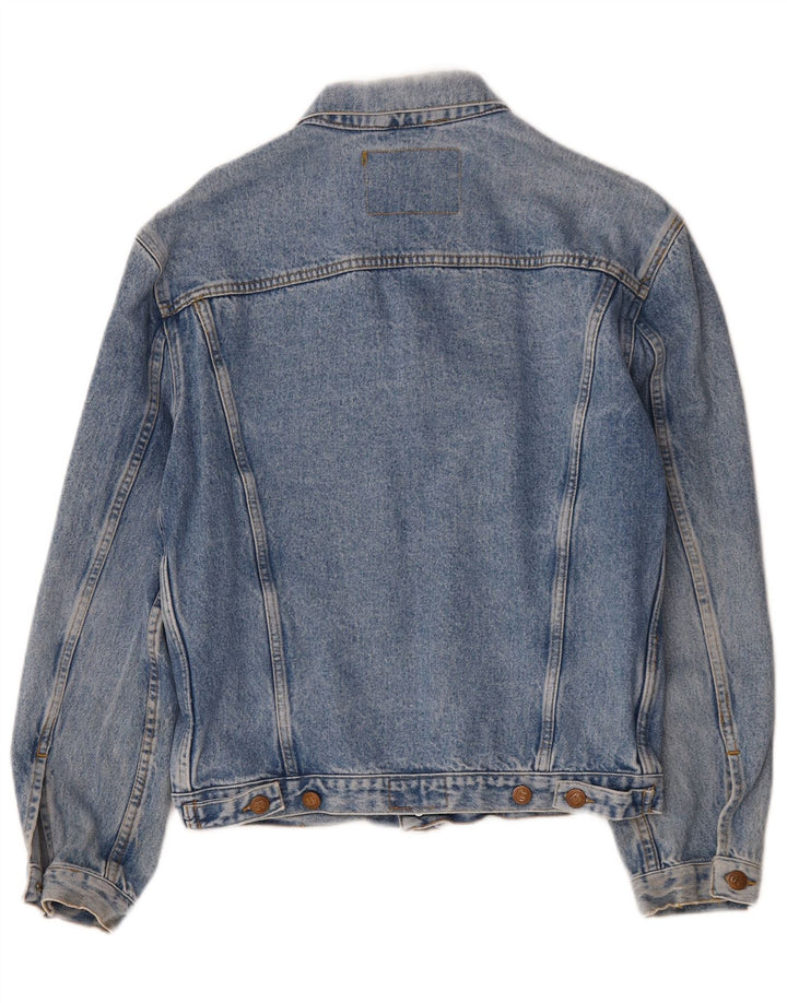 Giacca di jeans vintage da uomo UK 38 cotone blu medio