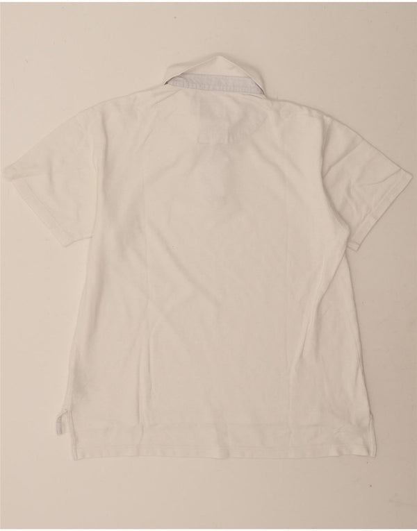 Polo Uomo Slam Large in Cotone Bianco