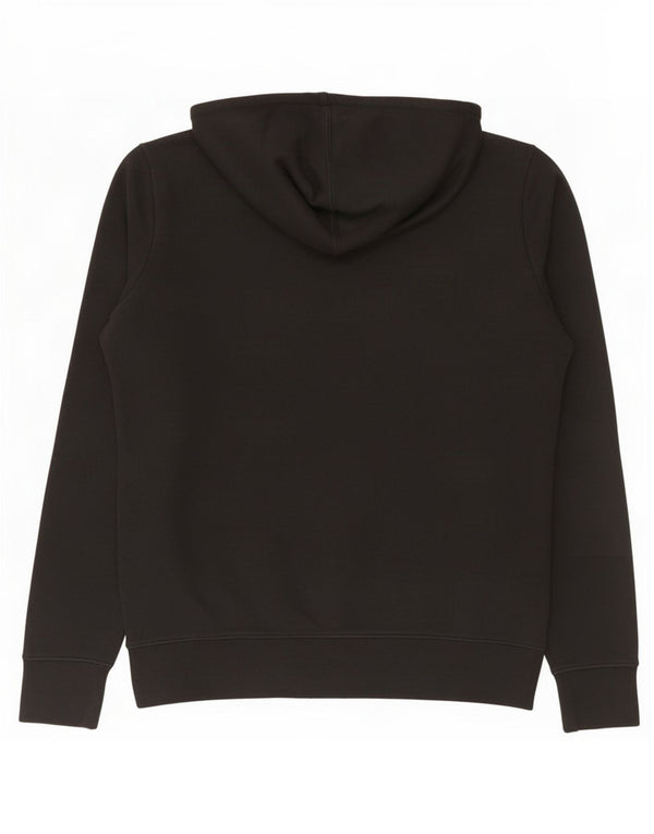 Maglione con cappuccio grafico da uomo Champion piccolo in cotone nero