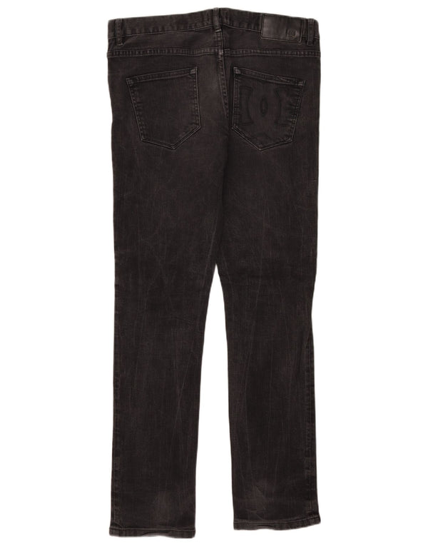 DC Mens Skinny Jeans W34 L31 Black Cotton
