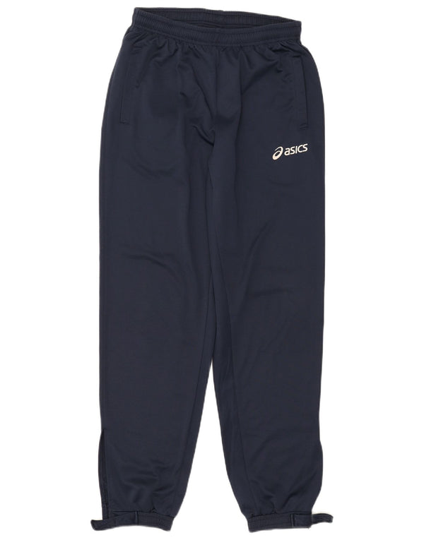 Pantaloni da tuta da uomo Asics Joggers medio poliestere blu navy