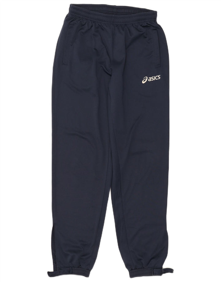Pantaloni da tuta da uomo Asics Joggers medio poliestere blu navy