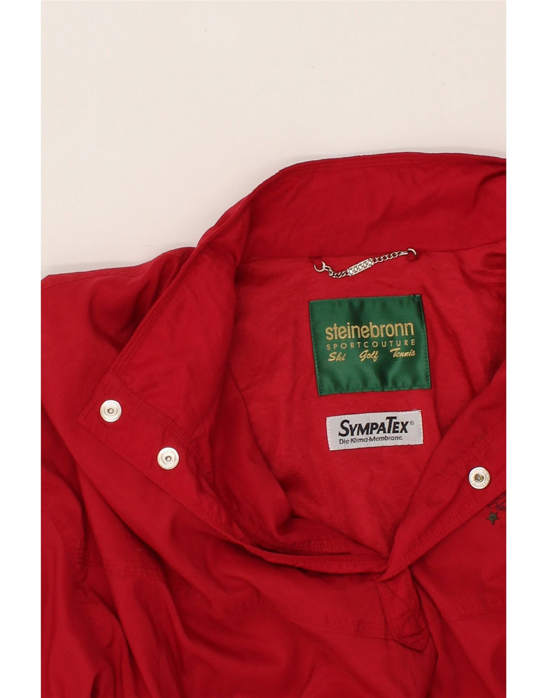 STEINEBRONN Giacca a vento pullover Sympatex da uomo IT 56 3XL Rossa