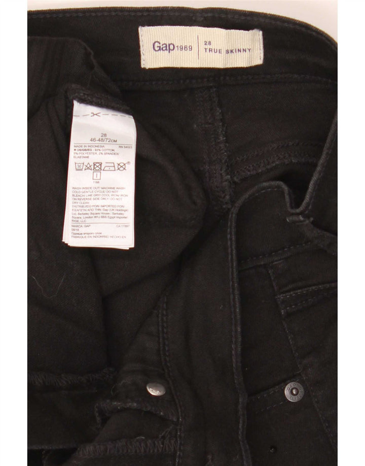 Jeans skinny da donna Gap W26 L28 cotone nero