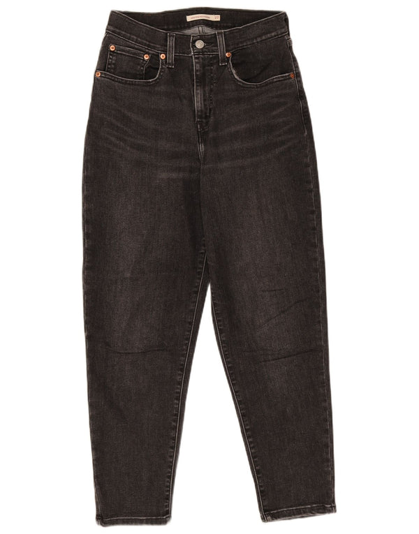 Jeans affusolati a vita alta da donna Levi's Boyfriend W27 L27 cotone nero