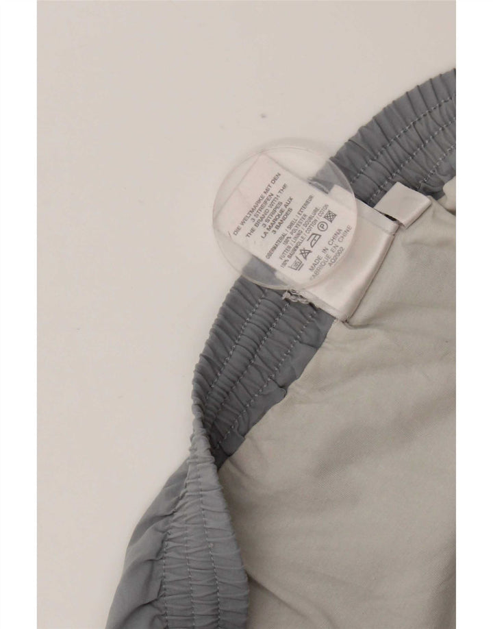 Pantaloncini sportivi da uomo Adidas piccoli in poliestere grigio