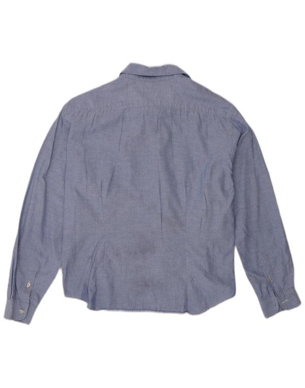 Lacoste Womens Shirt Size 46 XL Blue Cotton