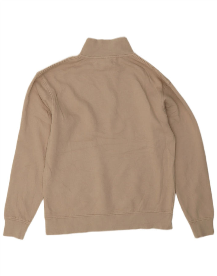 Jack & Jones Felpa con collo con zip grafica da uomo Maglione in cotone beige medio