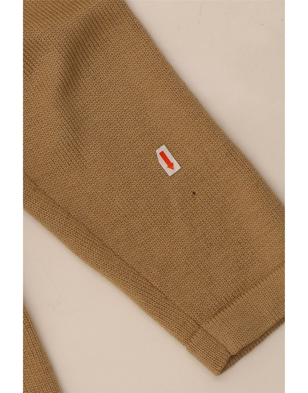 LUISA SPAGNOLI Maglione cardigan da donna UK 14 Large Beige Lana