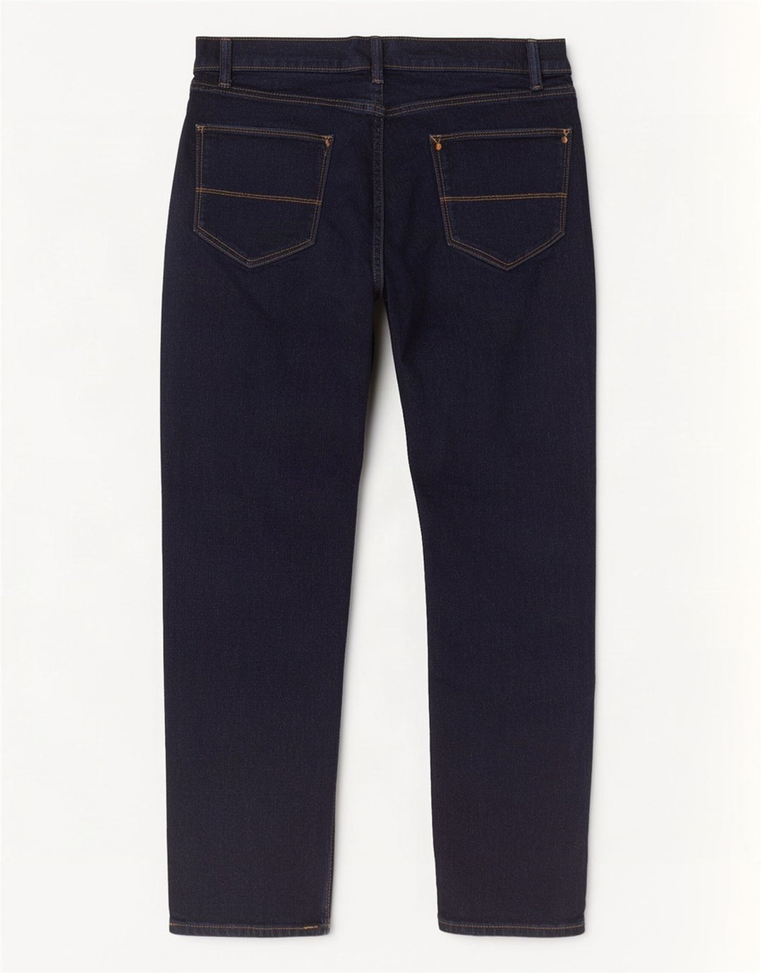 Jeans slim da uomo Marks & Spencer W36 L31 cotone blu navy