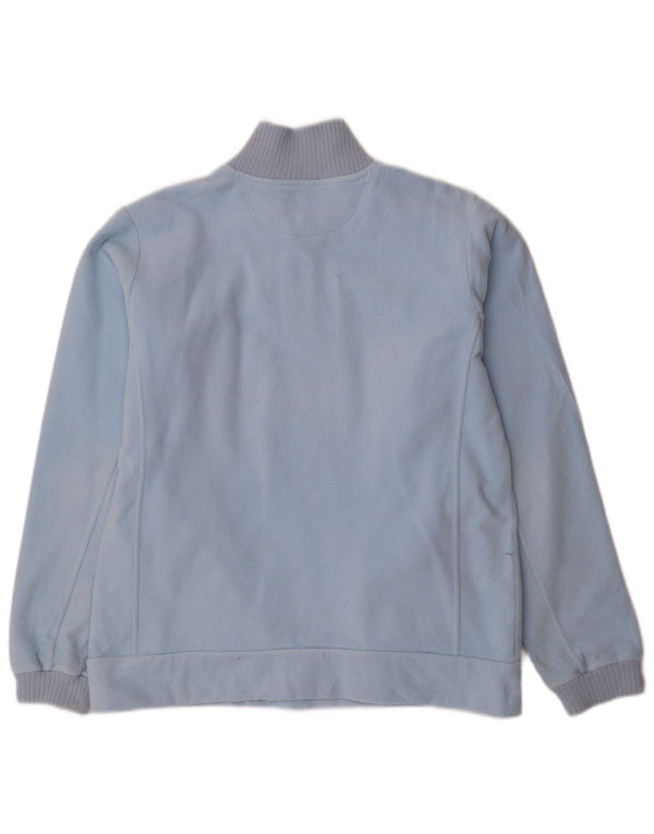 Maglione in pile da donna con collo e zip Champion UK 16 grande poliestere blu