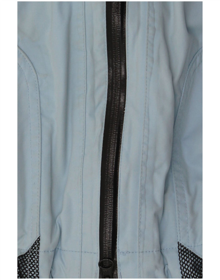 Giacca antipioggia oversize con cappuccio da donna Musto UK 10 Small Blue Colourblock