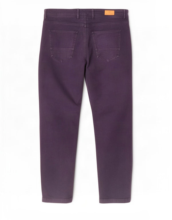 Pantaloni chino slim fit da uomo Massimo Dutti EU 42 Large W32 L29 Blu navy