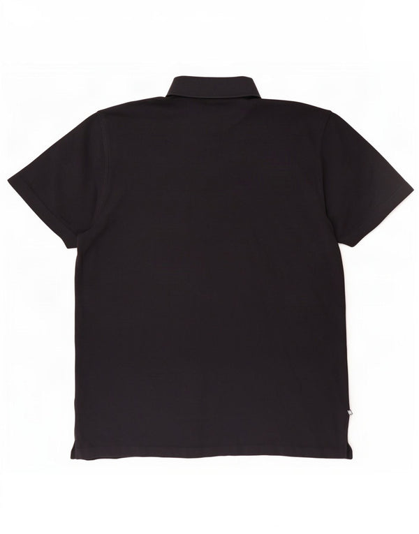 Hugo Boss Mens Polo Shirt Large Navy Blue Cotton