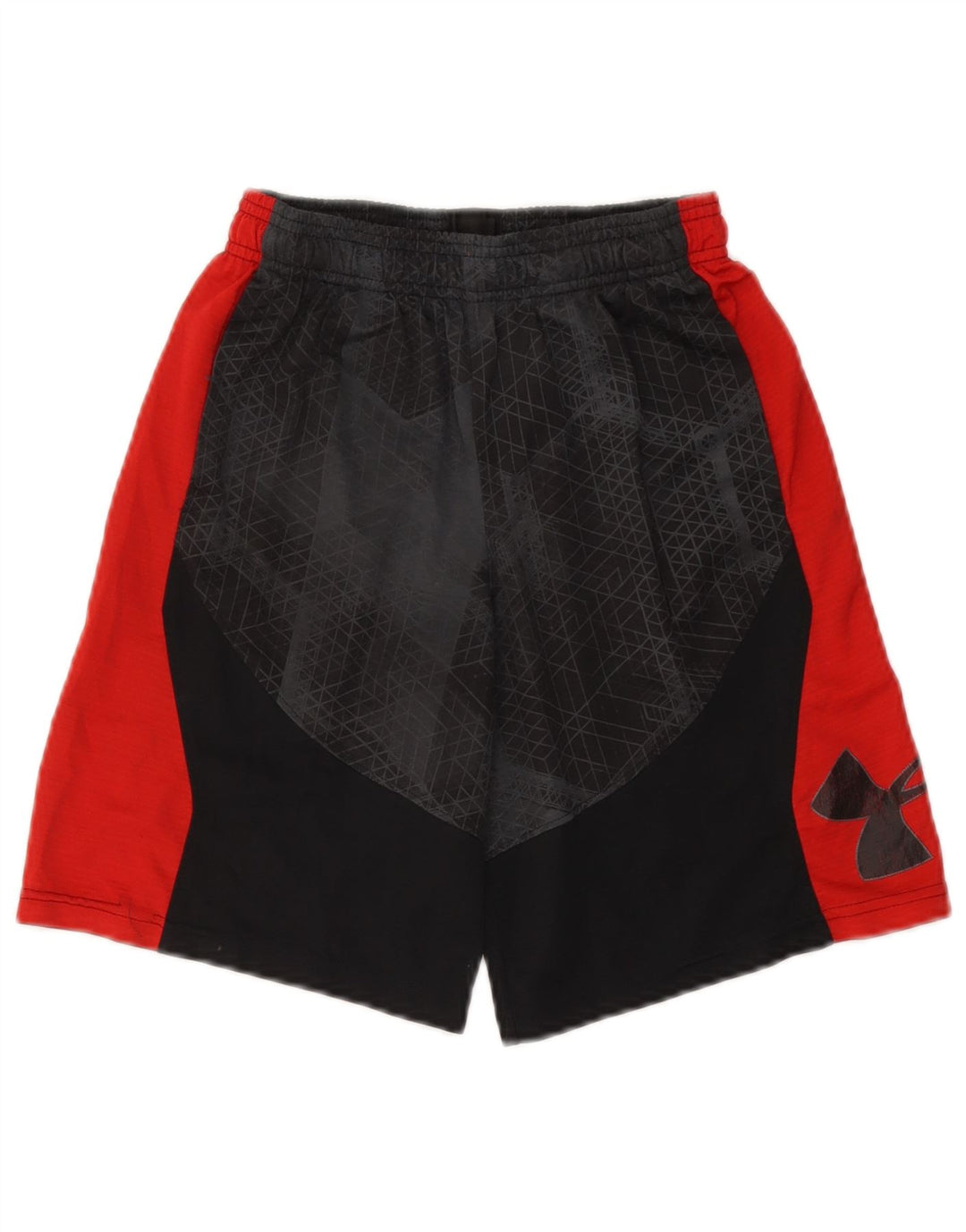 Pantaloncini sportivi UNDER ARMOUR Heat Gear da ragazzo 9-10 anni medio nero geometrico